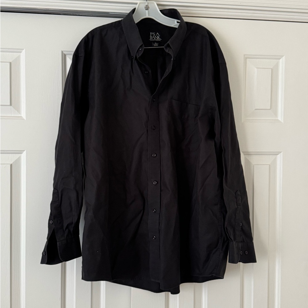 Jos. A. Bank Men's Dark Black Button-Down Shirt XL